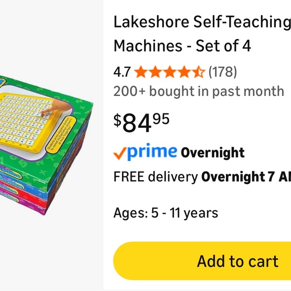 Yellow Math Learning Machines Set for Kids - Picture 4 of 4